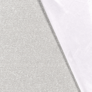 Jersey silber Glitzer