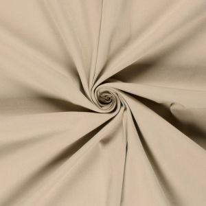 Twill Stretch Stoff vorgewaschen beige