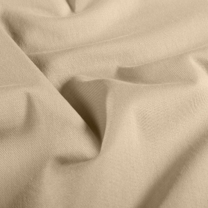 Twill Stretch Stoff vorgewaschen beige