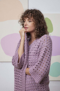 LEA JACKE GEHÄKELT | FATTO A MANO 288 Garn: Ananas