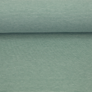 Bündchen gestreift salbei/natur