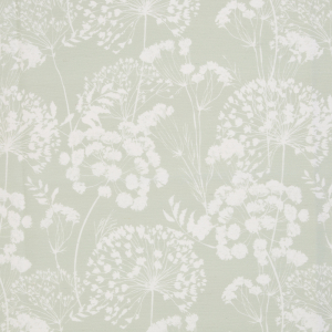 Beschichtete Baumwolle Blüten mint
