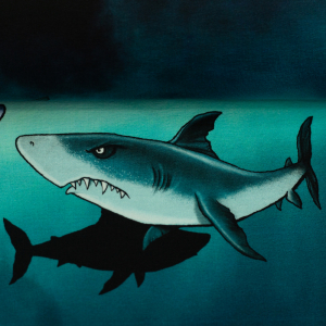 SHARK TANK BY THORSTEN BERGER, FRENCH TERRY 85x160
