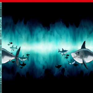 SHARK TANK BY THORSTEN BERGER, FRENCH TERRY 85x160