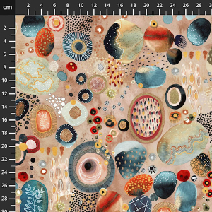 Flora & Form - Digital mit metallic gold Fire Opal 2