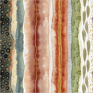 Flora & Form - Digital mit metallic gold 2 Fire Opal78