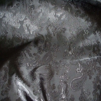 Paisleyfutter schwarz
