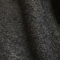 Wollboucle schwarz