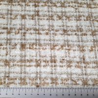 Edler Bouclé creme beige gold