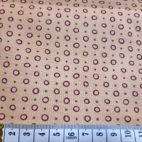 Basic Punkte beige rosa