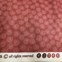 Wunderschöner Patchworkstoff mit Herzen