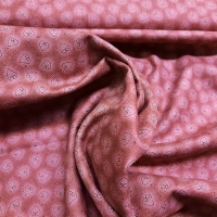 Wunderschöner Patchworkstoff mit Herzen