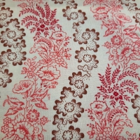 Traditioneller Patchworkstoff Edith 1840 - 1870 cent. Blumenranken