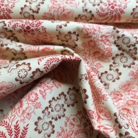 Traditioneller Patchworkstoff Edith 1840 - 1870 cent. Blumenranken