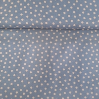 Patchworkstoff Basic Punkte blau