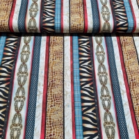 Patchworkstoff Designerlook gestreift