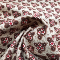 Traditioneller Patchworkstoff Edith 1840 - 1870 cent. kleingemustert mit Sternchen