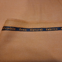 Gabardine Bambus Mandel Topqualität knitterfrei