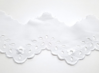 Batistborte weiss 9 cm RESTWARE