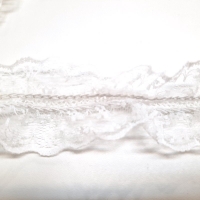 Elastische filigrane Tüllspitzenborte 4 cm