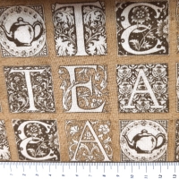 Patchworkstoff  Tea-time messing