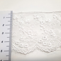 Wunderschöne filigrane Tüllspitze 5 cm ecru