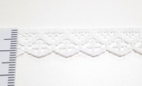 Wäschespitze 1,2 cm weiss