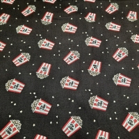 Popcorn basket Eimer schwarz rot