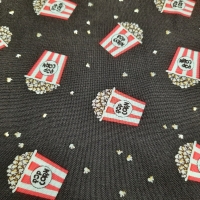 Popcorn basket Eimer schwarz rot