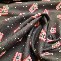 Popcorn basket Eimer schwarz rot