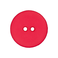 Kunststoffknopf Rot 15mm
