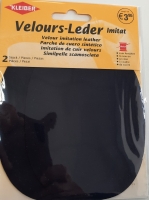 Velours-Leder Imitat Bügelflicken