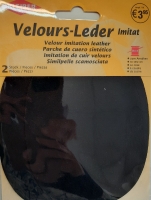 Velours-Leder Imitat Bügelflicken