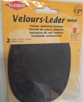 Velours-Leder Imitat Bügelflicken