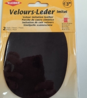 Velours-Leder Imitat Bügelflicken