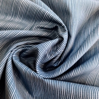 Patchworkstoff Basic dunkelblau gestreift
