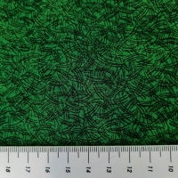 Patchworkstoff Basic dunkelgrün Strichmuster