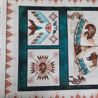 Panel Patchworkstoff Buffalo 0,60 x 1,12