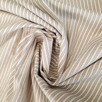 Patchwork Basic weiß und beige gestreift