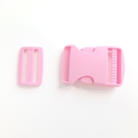 Steckschloss Kunststoff 4cm pink