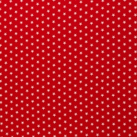 Baumwolle Sterne Rot