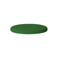 Kunststoffknopf Grün 15mm