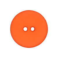 Kunststoffknopf Orange 15mm