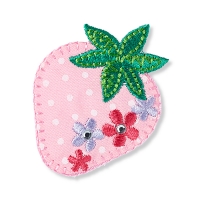 Erdbeere Pink Applikation