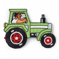 Traktor grün Applikation