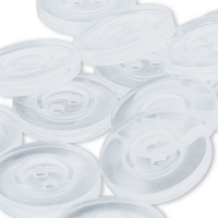 Wäscheknöpfe Kunststoff transparent 15mm