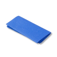 Flickstoff blau