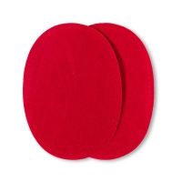 Velourslederimitat Patch rot