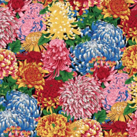 Kaffe Fassett detaliertes Blumenmuster