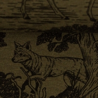 Sweat Wildtiere oliv schwarz